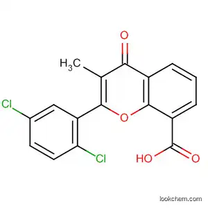 4H-1-Benzopyran-8-carboxylic acid,
2-(2,5-dichlorophenyl)-3-methyl-4-oxo-