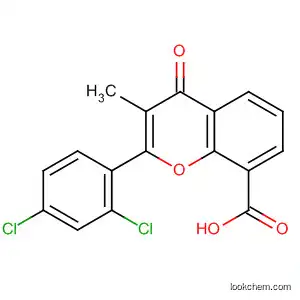 4H-1-Benzopyran-8-carboxylic acid,
2-(2,4-dichlorophenyl)-3-methyl-4-oxo-