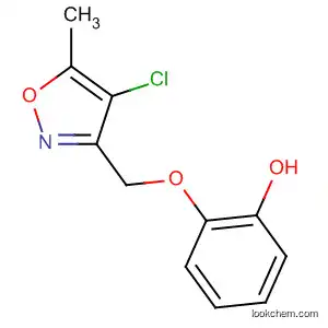 Molecular Structure of 90288-56-5 (Phenol, 2-[(4-chloro-5-methyl-3-isoxazolyl)methoxy]-)