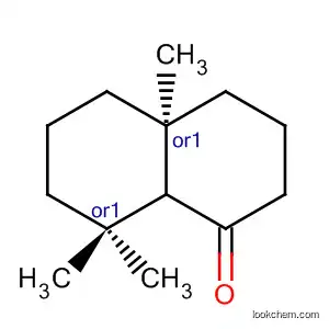 Molecular Structure of 1078-93-9 (1(2H)-Naphthalenone, octahydro-4a,8,8-trimethyl-, trans-)