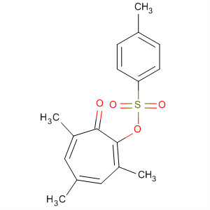 Molecular Structure of 118538-90-2 (2,4,6-Cycloheptatrien-1-one,
3,5,7-trimethyl-2-[[(4-methylphenyl)sulfonyl]oxy]-)