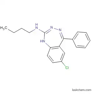1H-1,3,4-Benzotriazepin-2-amine, N-butyl-7-chloro-5-phenyl-