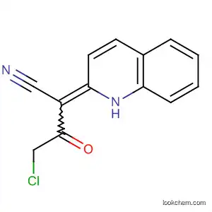 Molecular Structure of 128914-79-4 (4-Chloro-3-oxo-2-quinolin-2(1H)-ylidenebutanenitrile)