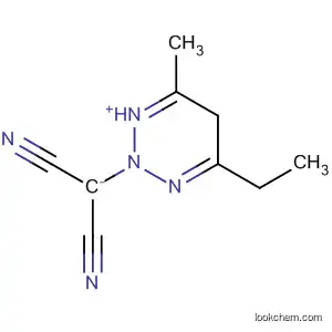 1,2,3-Triazinium, 4-ethyl-6-methyl-, 2-(dicyanomethylide)