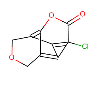 Molecular Structure of 135922-84-8 (3,4,8-Metheno-2H,5H-pyrano[4,3-b]pyran-2-one, 3-chlorohexahydro-)