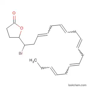 Molecular Structure of 138910-14-2 (2(3H)-Furanone, 5-(1-bromo-3,6,9,12,15-octadecapentaenyl)dihydro-)