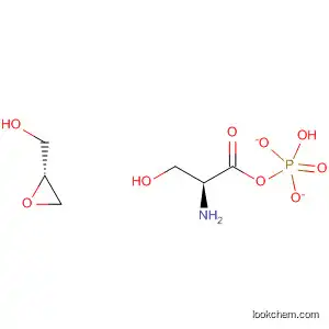 Molecular Structure of 36995-28-5 (L-Serine, 2,3-dihydroxypropyl hydrogen phosphate (ester), (R)-)
