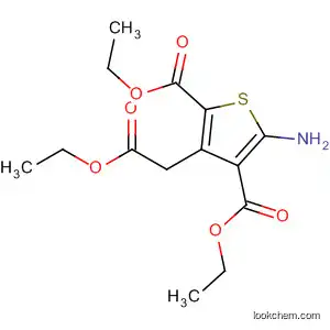 Molecular Structure of 58168-14-2 (Diethyl 5-amino-3-(2-ethoxy-2-oxoethyl)-thiophene-2,4-dicarboxylate)