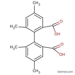 Molecular Structure of 7343-14-8 ([1,1'-Biphenyl]-2,2'-dicarboxylic acid, 4,4',6,6'-tetramethyl-)