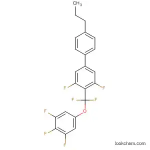 Molecular Structure of 303186-20-1 (4-*difluoro(3,4,5-trifluorophenoxy)-methyl]-3,5-difluoro-4'-propyl-1,1'-biphenyl)