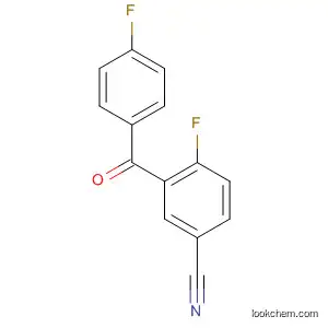 Molecular Structure of 395100-11-5 (4-Fluoro-3-[(4-fluorophenyl)carbonyl]benzenecarbonitrile)