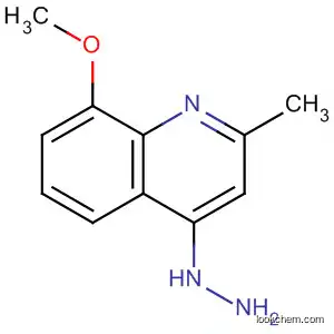 Molecular Structure of 49612-19-3 (4-HYDRAZINO-8-METHOXY-2-METHYLQUINOLINE)