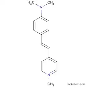 Molecular Structure of 80969-51-3 (Pyridinium, 4-[(1E)-2-[4-(dimethylamino)phenyl]ethenyl]-1-methyl-)