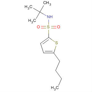 Molecular Structure of 146013-27-6 (2-Thiophenesulfonamide, 5-butyl-N-(1,1-dimethylethyl)-)