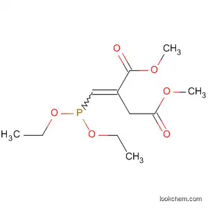 Molecular Structure of 150858-66-5 (Butanedioic acid, (diethoxyphosphinyl)methylene-, dimethyl ester)