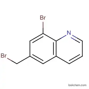 Molecular Structure of 159925-47-0 (Quinoline, 8-bromo-6-(bromomethyl)-)