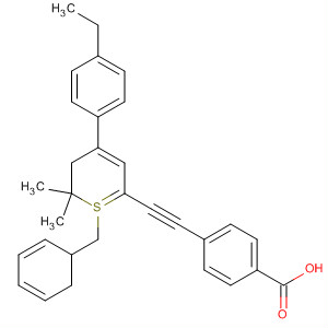 Benzoic acid,  4-[[4-(4-ethylphenyl)-2,2-dimethyl-2H-1-benzothiopyran-6-yl]ethynyl]-