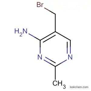 Molecular Structure of 25526-81-2 (4-Pyrimidinamine, 5-(bromomethyl)-2-methyl- (9CI))