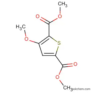 Molecular Structure of 78645-51-9 (2,5-Thiophenedicarboxylic acid, 3-methoxy-, dimethyl ester)