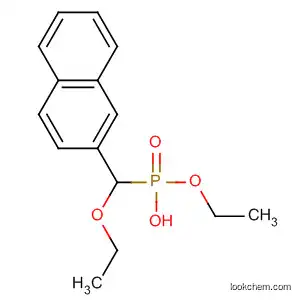 Molecular Structure of 1090-99-9 (Phosphonic acid, (hydroxy-2-naphthalenylmethyl)-, diethyl ester)