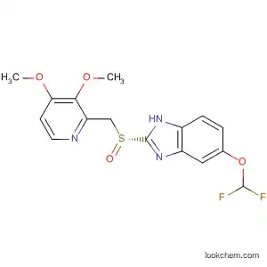 Molecular Structure of 142706-18-1 ((+)-(R)-Pantoprazole)