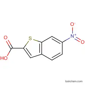 Molecular Structure of 19983-42-7 (6-Nitrobenzo[b]thiophene-2-carboxylic acid)