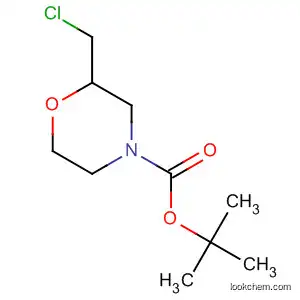 Molecular Structure of 650579-38-7 (4-Morpholinecarboxylic acid, 2-(chloromethyl)-, 1,1-dimethylethyl ester)