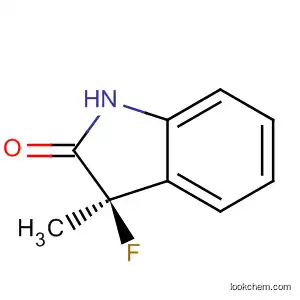 Molecular Structure of 655224-18-3 (2H-Indol-2-one,3-fluoro-1,3-dihydro-3-methyl-,(3R)-(9CI))