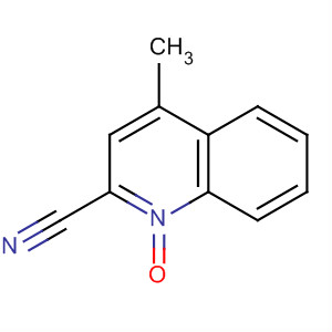 2-Quinolinecarbonitrile, 4-methyl-, 1-oxide