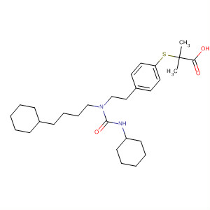265129-71-3,GW7647,Tocris-1677;GW647;GW7647;2-[4-[2-[4-cyclohexylbutyl(cyclohexylcarbamoyl)amino]ethyl]phenyl]sulfanyl-2-methylpropanoic acid;