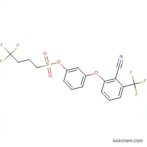 1-Butanesulfonic acid, 4,4,4-trifluoro-, 3-(2-cyano-3-(trifluoromethyl)phenoxy)phenyl ester