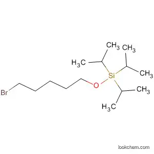 Molecular Structure of 828934-45-8 (Silane, [(5-bromopentyl)oxy]tris(1-methylethyl)-)