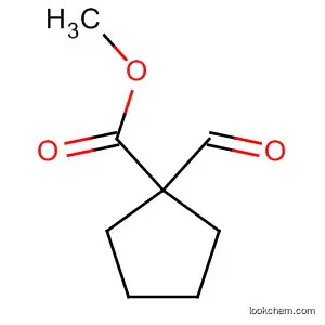 Molecular Structure of 84393-03-3 (Cyclopentanecarboxylic acid, 1-formyl-, methyl ester)