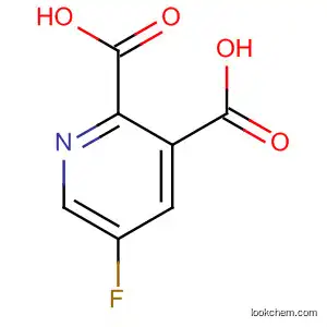 Molecular Structure of 1479-96-5 (5-fluoropyridine-2,3-dicarboxylic acid)
