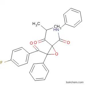 Molecular Structure of 148146-51-4 (Atorvastatin Related Compound D (20 mg) (Epoxide impurity,
or 3-(4-Fluorobenzoyl)-2-isobutyryl-3-phenyl-oxirane-2-
carboxylic acid phenylamide))