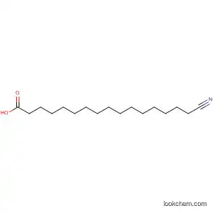 Molecular Structure of 151276-58-3 (Hexadecanoic acid, 16-cyano-)