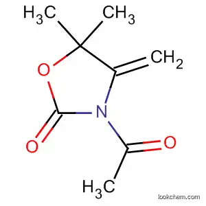 Molecular Structure of 202920-26-1 (2-Oxazolidinone, 3-acetyl-5,5-dimethyl-4-methylene- (9CI))