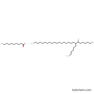 Molecular Structure of 465527-65-5 (TRIHEXYL(TETRADECYL)PHOSPHONIUM DECANOATE)