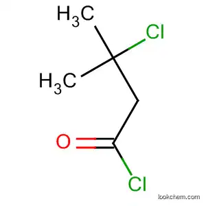 Molecular Structure of 78584-28-8 (Butanoyl chloride, 3-chloro-3-methyl-)