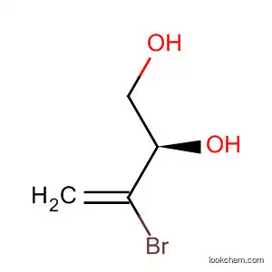 Molecular Structure of 796989-44-1 (3-Butene-1,2-diol, 3-bromo-, (2R)-)