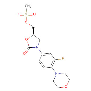(R)-[3-(3-Fluoro-4-morpholinophenyl)-2-oxo-5-oxazolidinyl]methylmethanesulfonate