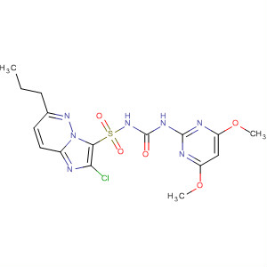 2-chloro-N-[(4,6-dimethoxypyrimidin-2-yl)carbamoyl]-6-propylimidazo[1,2-b]pyridazine-3-sulfonamide