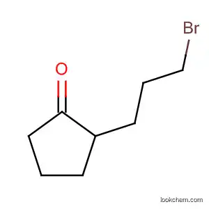 Molecular Structure of 10468-38-9 (Cyclopentanone, 2-(3-bromopropyl)-)