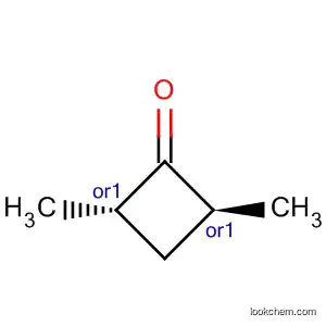 Molecular Structure of 1604-99-5 (Cyclobutanone, 2,4-dimethyl-, trans-)