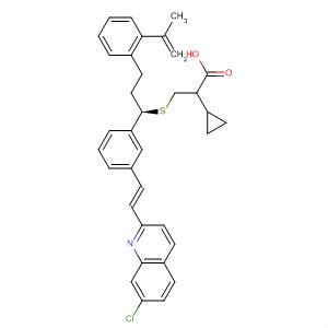 (R,E)-2-(1-(((1-(3-(2-(7-chloroquinolin-2-yl)vinyl)phenyl)-3-(2-(prop-1-en-2-yl)phenyl)propyl)thio)methyl)cyclopropyl)aceticacid