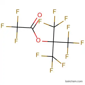 Molecular Structure of 24165-10-4 (2,2,2-Trifluoro-1,1-bis(trifluoromethyl)ethyl=trifluoroacetate)