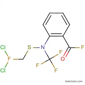 Molecular Structure of 24833-13-4 (2-((DICHLOROFLUOROMETHYLSULFANYL)-(TRIFLUOROMETHYL)AMINO)-BENZOYLFLUORIDE)