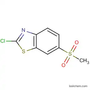 Molecular Structure of 3622-29-5 (2-Chloro-6-Methanesulfonyl-benzothiazole)