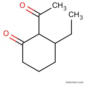 Molecular Structure of 58009-06-6 (Cyclohexanone, 2-acetyl-3-ethyl-)
