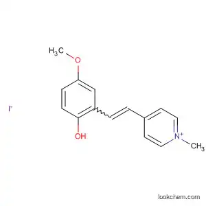 Molecular Structure of 58729-46-7 (Pyridinium, 4-[2-(2-hydroxy-5-methoxyphenyl)ethenyl]-1-methyl-, iodide)